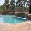 After, large pool with waterfalls and spa